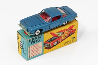 Corgi Toys 241 Ghia L.6.4 with Chrysler engine, metallic blue body, red interior, trademark