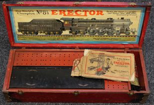 Model Engineering and Constructional Toys - an A.C.Gilbert Company Erector No.8½ constructional set,