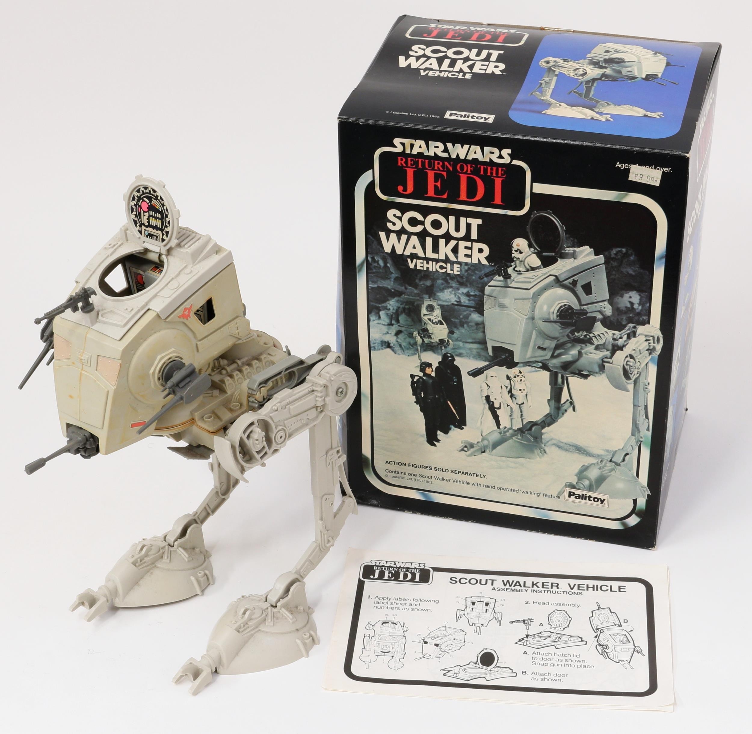 Sci-Fi Interest, Star Wars - a Palitoy Star Wars Return of the Jedi Scout Walker vehicle, boxed with