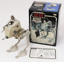 Sci-Fi Interest, Star Wars - a Palitoy Star Wars Return of the Jedi Scout Walker vehicle, boxed with