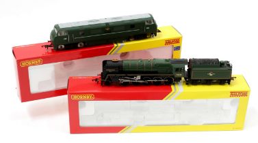Hornby OO Gauge locomotives and tenders, comprising R3288 2-10-0 BR Class 9F 'Evening Star'