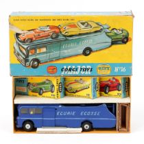 Corgi Major Toys Gift Set 16, Ecurie Ecosse racing car transporter and three cars, comprising 1126