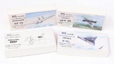 Model Making, Aviation Interest, The Late John Burgess Collection of Model Kits - RS Models 1:72