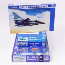 Model Making, Aviation Interest, The Late John Burgess Collection of Model Kits - Trumpeter 1:72