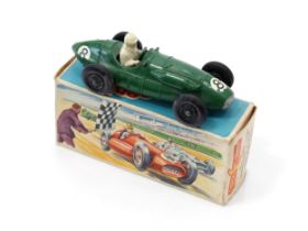 Crescent Toys No.1287 Connaught 2 litre Grand Prix racing car, British Racing green body with racing
