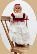 Toys From The Attic Part II - a 19th century wax over composition shoulder head doll, the wax over