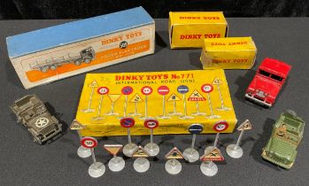 Toys & Juvenalia - Dinky Toys 255 Mersey tunnel police van, boxed; Dinky Toys 674 Austin Champ,