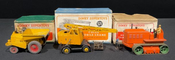 Toys & Juvenalia - Dinky Supertoys 562 dumper truck, boxed; Dinky Supertoys 571 Coles mobile