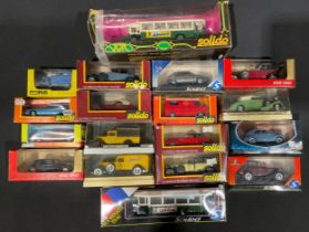 Toys & Juvenalia - a collection of boxed Solido diecast models, various examples including No.29