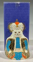 A Royal Crown Derby model from The Royal Cats Collection, Persian Cat, 16cm, printed mark in red,
