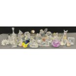 Glassware & Paperweights - eight Lenox crystal for Disney figures including Winnie the Pooh, Tigger,