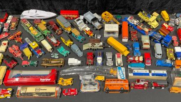 Toys & Juvenalia - a large quantity of mostly unboxed and playworn diecast models, some boxed