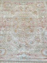 A large Savonnerie Aubusson design rug or carpet, 541cm x 369cm