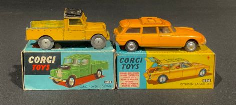 Toys & Juvenalia - Corgi Toys 406 Land Rover (109" W.B.), boxed and Corgi Toys 436 Citroen Safari
