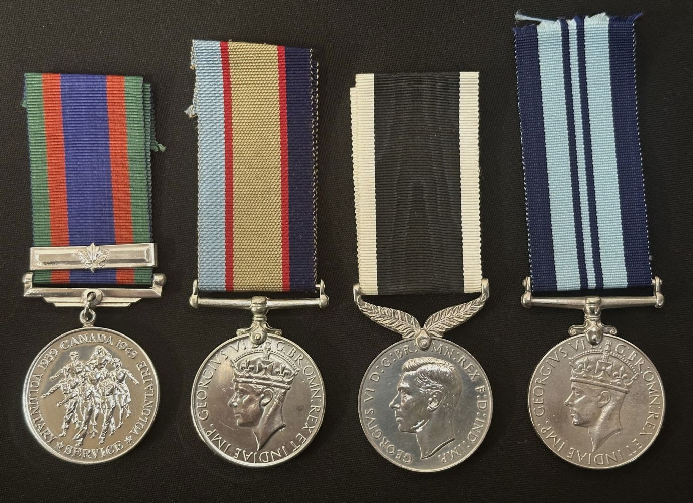 WW2 British Commonwealth Service Medals: Canada Volunteer Service Medal: New Zealand War Service