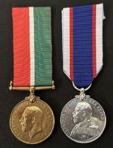 WW1 British Mercantile Marine Medal to Claude Locke. Complete with ribbon. Along with a WW1 Royal