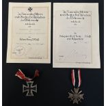 WW2 Third Reich Kriegsmarine Scharnhorst Award Group to Stabsobermaschinisten Karl Leonhardt