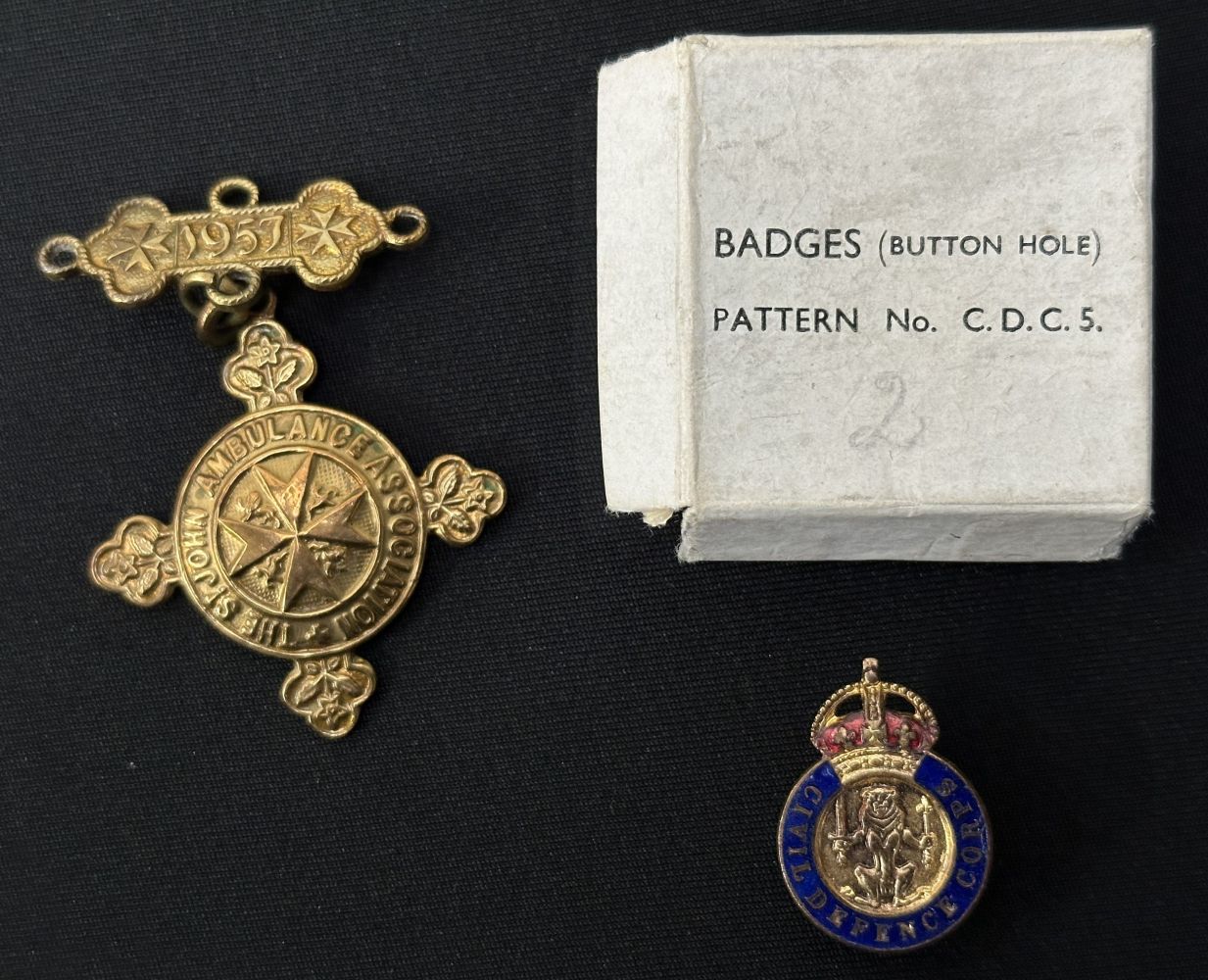 Service Medal of the Order of St John complete with ribbon, un-named: British Red Cross Medal to - Image 4 of 5