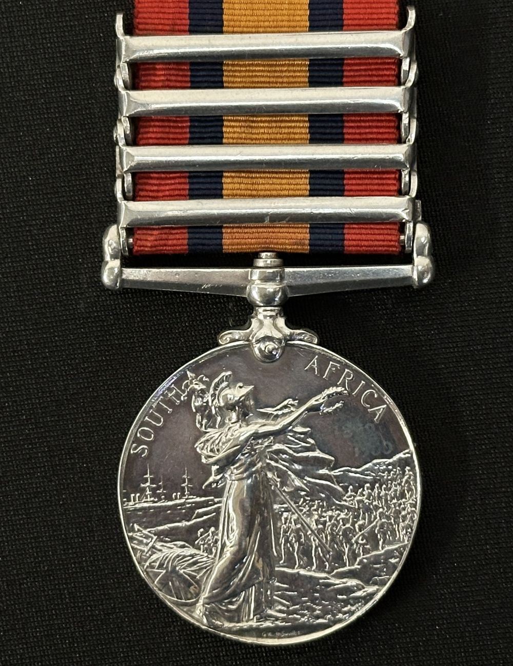 Queens South Africa Medal with Diamond Hill, Johannesburg, Orange Free Stae and Cape Colony - Image 2 of 5
