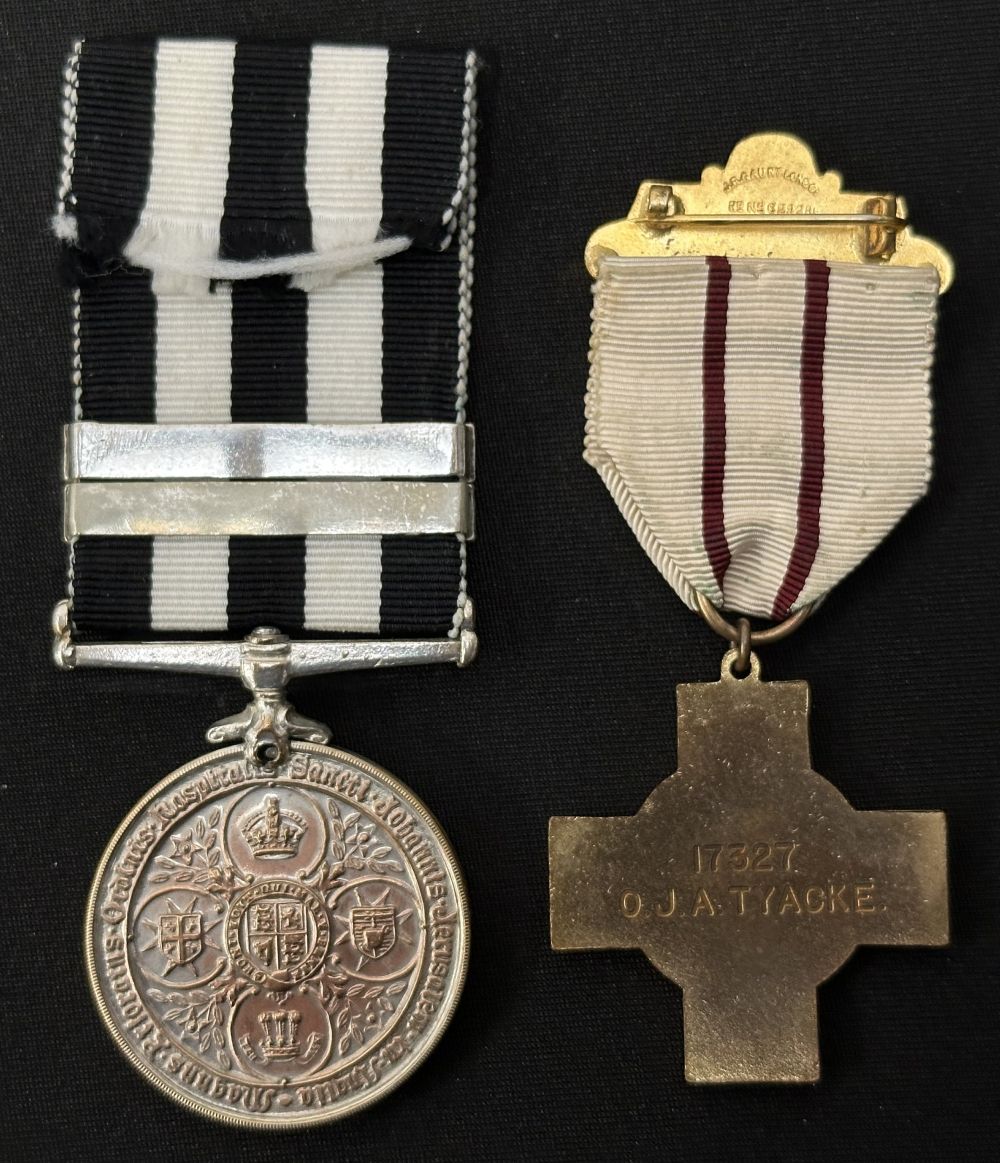 Service Medal of the Order of St John complete with ribbon, un-named: British Red Cross Medal to - Image 3 of 5