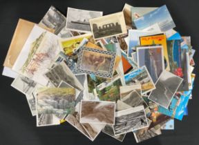 Postcards - including sepia topographical, Scotland, Edinburgh, Glen Shiel; others, Stonehenge,