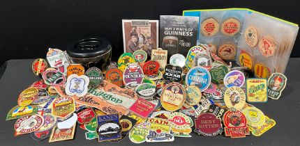 Advertising - Breweriana - a large collection of pump clips and cards; a collection of 1960's and