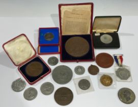 Coronation medallions and related material including: 1820 George IV Coronation medal; 1837 Royal