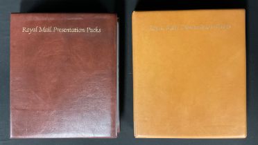 Stamps - two GB presentation pack binders, 1984 - 1997, f/v approx £130