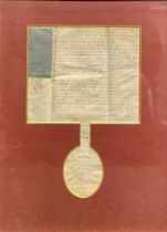 Legal History - an 18th century document, from Francis Simpson, Doctor of Law, Canterbury,