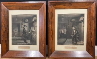 A pair of engravings by James Scott, after E. Prentis The Spirit, The Man unsigned, mezzotint,