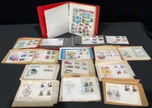 Stamps - large All World stamp album of FDC's from 1980's