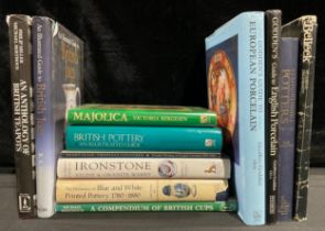 Books - Antique Reference, hardbacks, including Godden's Guide To Ironstone, British Porcelain and