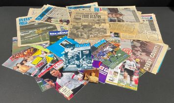 A collection of Ram newspapers, magazines, programmes, etc