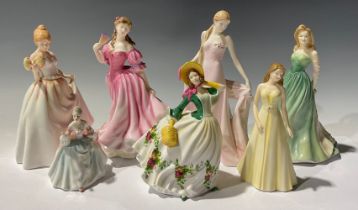 A Royal Doulton figure, Lauren, Figure Of The Year 1999, HN3975, first quality; others, Sophie, In