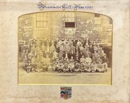 Oxford University - a late Victorian photograph, group portrait, Brasenose College, June 1898, 27.