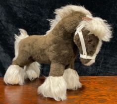 Toys & Juvenalia - a Merrythought horse, labelled
