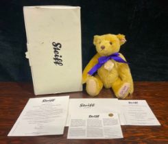 A Steiff God Save The Queen musical bear, in original box with certificates