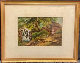 Bradshaw Pandy Mill, Bets Y Coed, Lansdale signed, oil