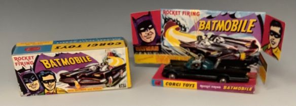 Toys & Juvenalia - Corgi Toys 267 Rocket Firing Batmobile, boxed (later reproduction box and later