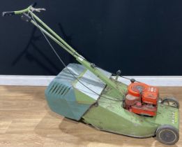 A Hayter Harrier 2 petrol lawnmower