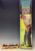 Toys & Juvenalia - a Marx Arnold Palmer's Pro Shot Golf game, boxed and a Matchbox M4 Fruehauf