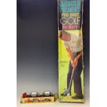 Toys & Juvenalia - a Marx Arnold Palmer's Pro Shot Golf game, boxed and a Matchbox M4 Fruehauf