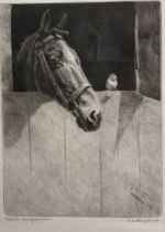 Leonard Robert Brightwell (1889 - 1962), by and after, Stable Companions, signed in pencil to