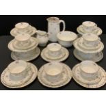 An Adderleys 'Parma' pattern tea service for twelve including twelve tea cups and saucers, twelve