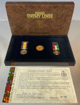 Coins & Tokens - Royal Mint 'Behind Enemy Lines' gold sovereign Gulf War Collectors set,