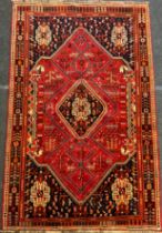 A South West Persian Qashga’i Carpet, 270cm x 165cm.