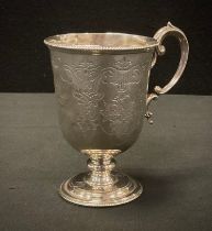 A Victorian silver christening cup, Martin, Hall & Co, Sheffield 1867, 125.8g