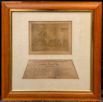 Local interest - Photographs - The Bakewell Agricultural Show, October 1874, first prize award for a