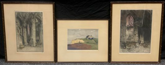 Eric Slater, (1896-1963) by and after, The Coastguard Station, signed 1940s print; Franz Xaver Wolf,
