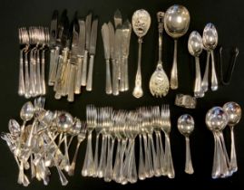 Flatware - Silver and Silver plate, set of six silver tea spoons, OT Co Ltd, Sheffield 1941, 5.